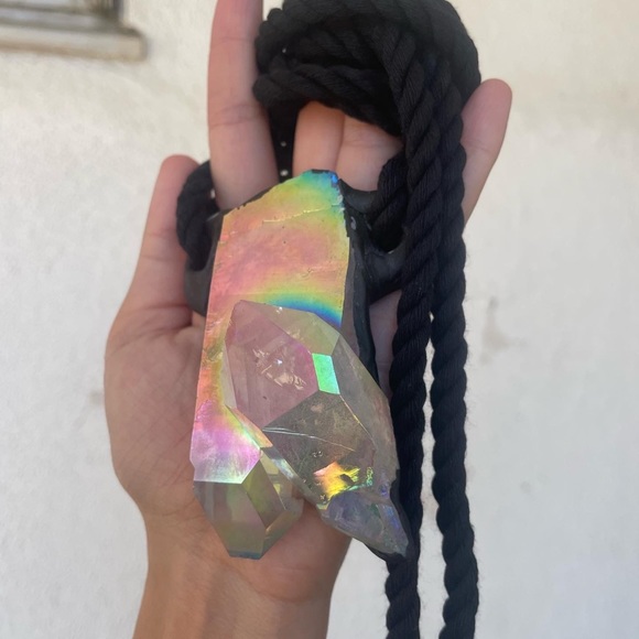 Angel aura quartz necklace - Picture 5 of 5